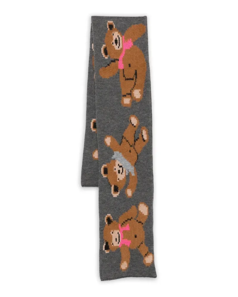 Magliano Schal mit Teddy - Grau Grau