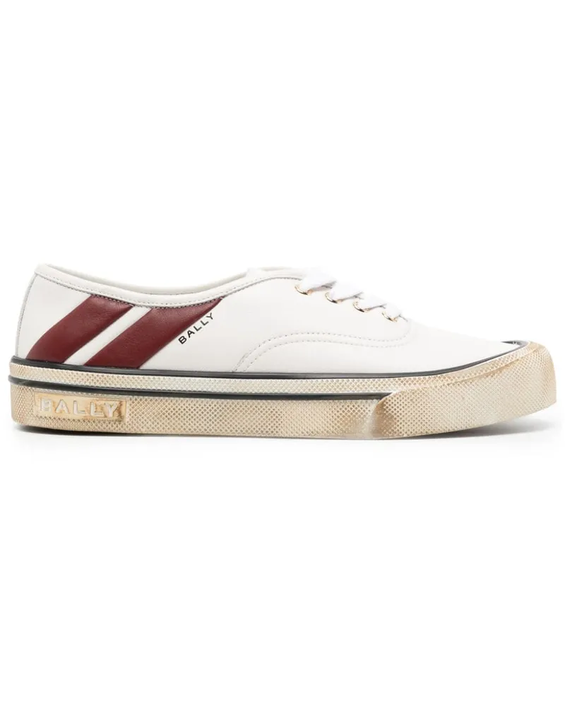 Bally Sneakers mit Logo-Print Weiß