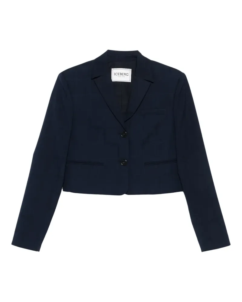 Iceberg Kariertes Sakko - Blau Blau