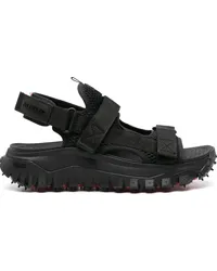 Moncler Vela Sandalen mit Logo-Patch Schwarz