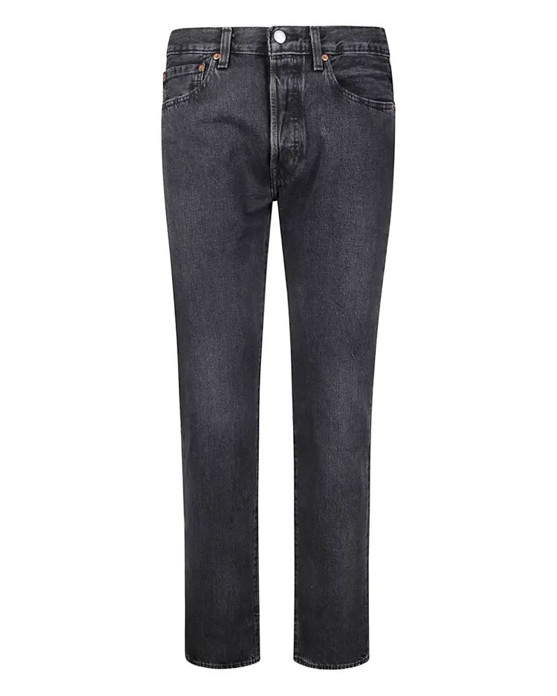 Levi's 501 Straight-Leg-Jeans mit Knöpfen - Schwarz Schwarz