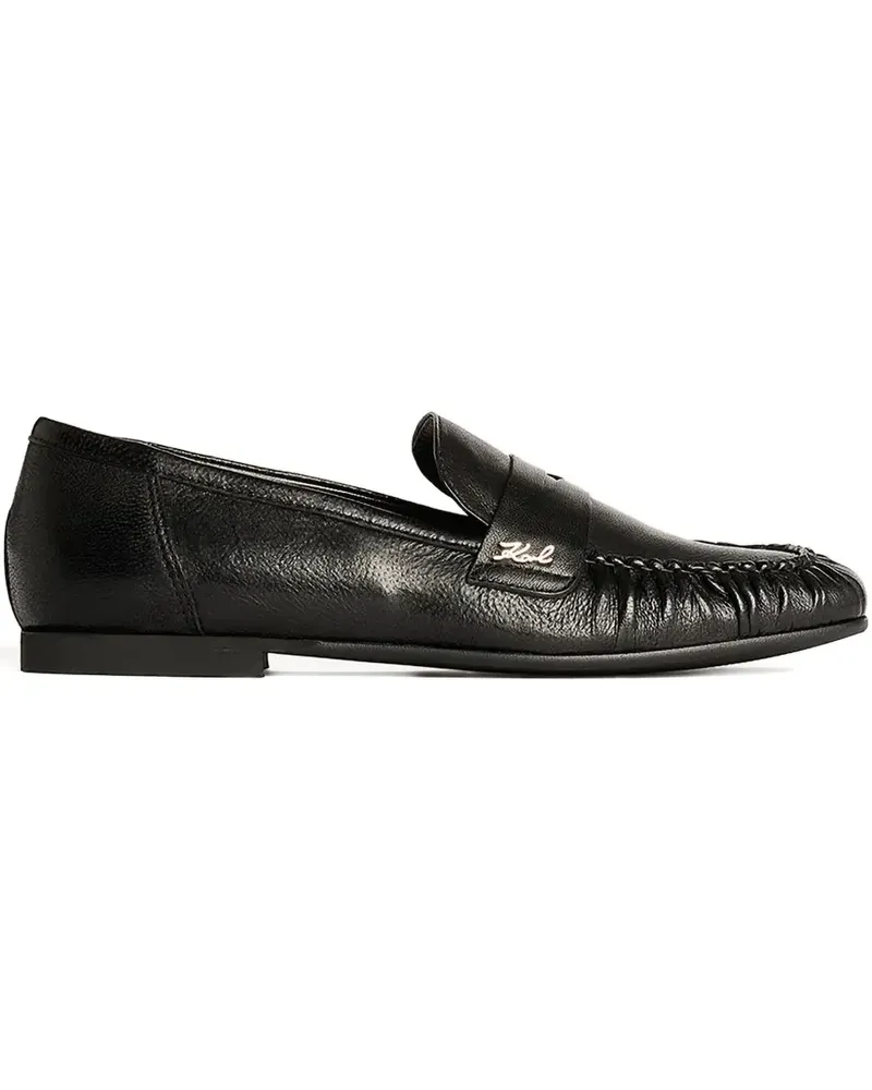 Karl Lagerfeld Loafer mit Logo - Schwarz Schwarz