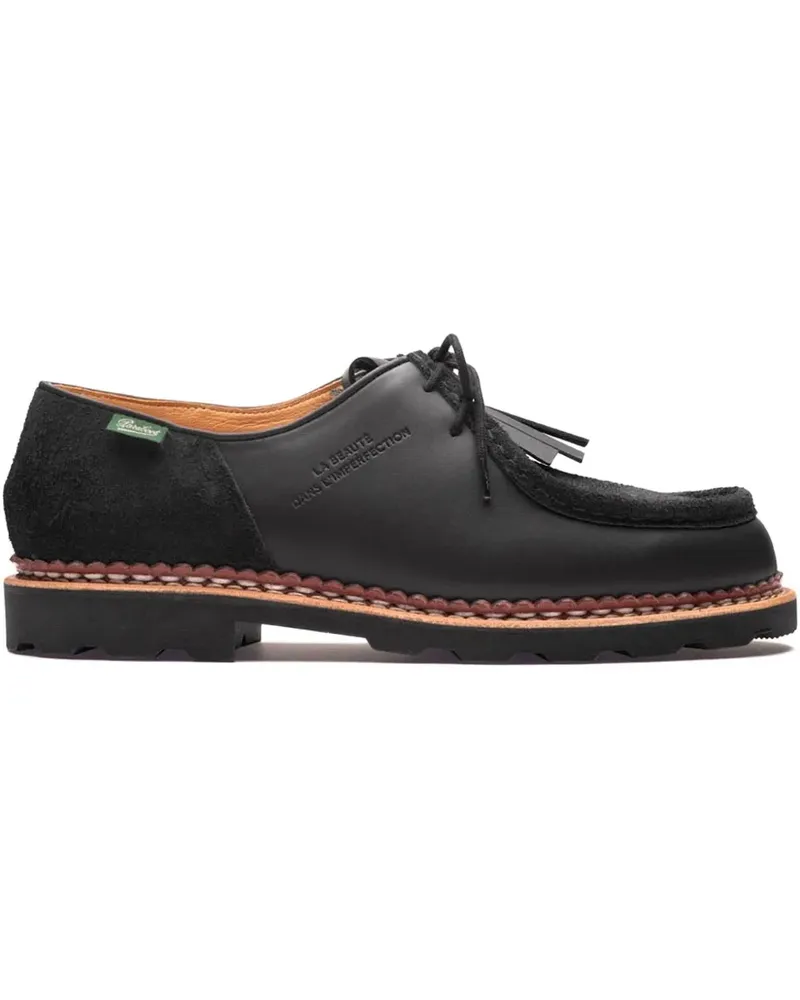 Paraboot x Universal Works Michael derby shoes - Schwarz Schwarz