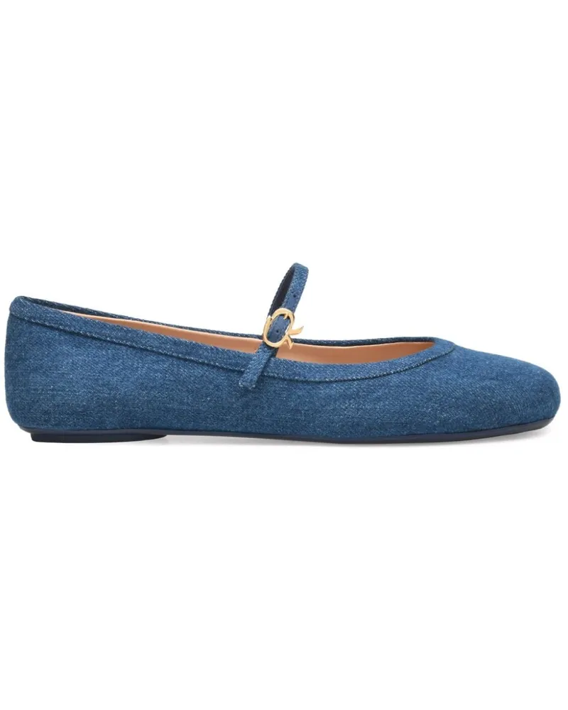 Gianvito Rossi Carla Ballerinas - Blau Blau