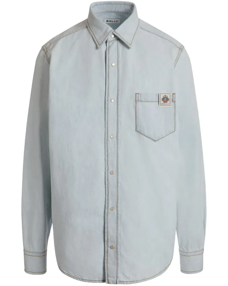 Bally Klassisches Jeanshemd - Blau Blau