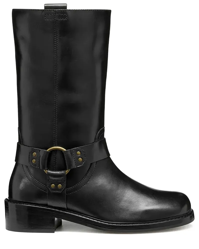 Geox Nalvia Stiefel 45mm - Schwarz Schwarz