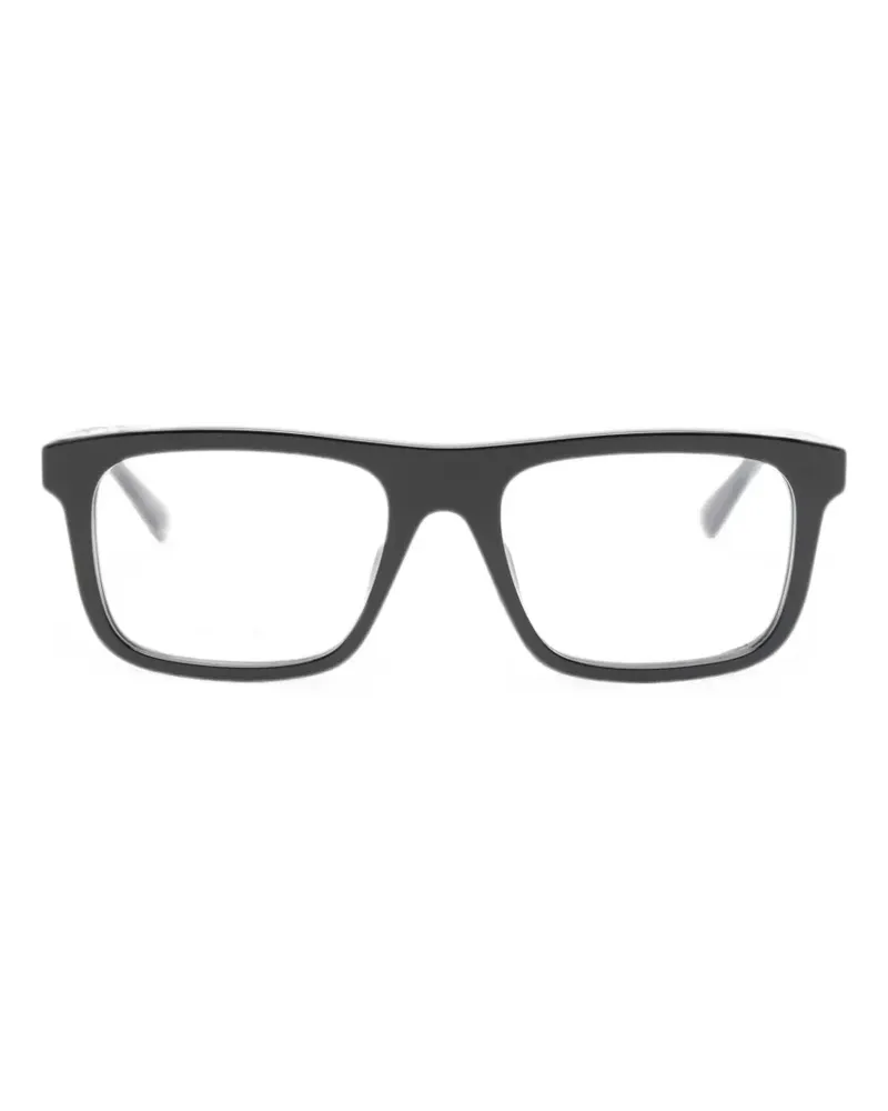 Gucci Brille mit eckigem Gestell - Schwarz Schwarz