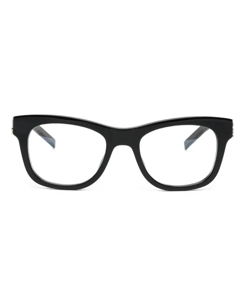 Saint Laurent Brille mit eckigem Gestell - Schwarz Schwarz