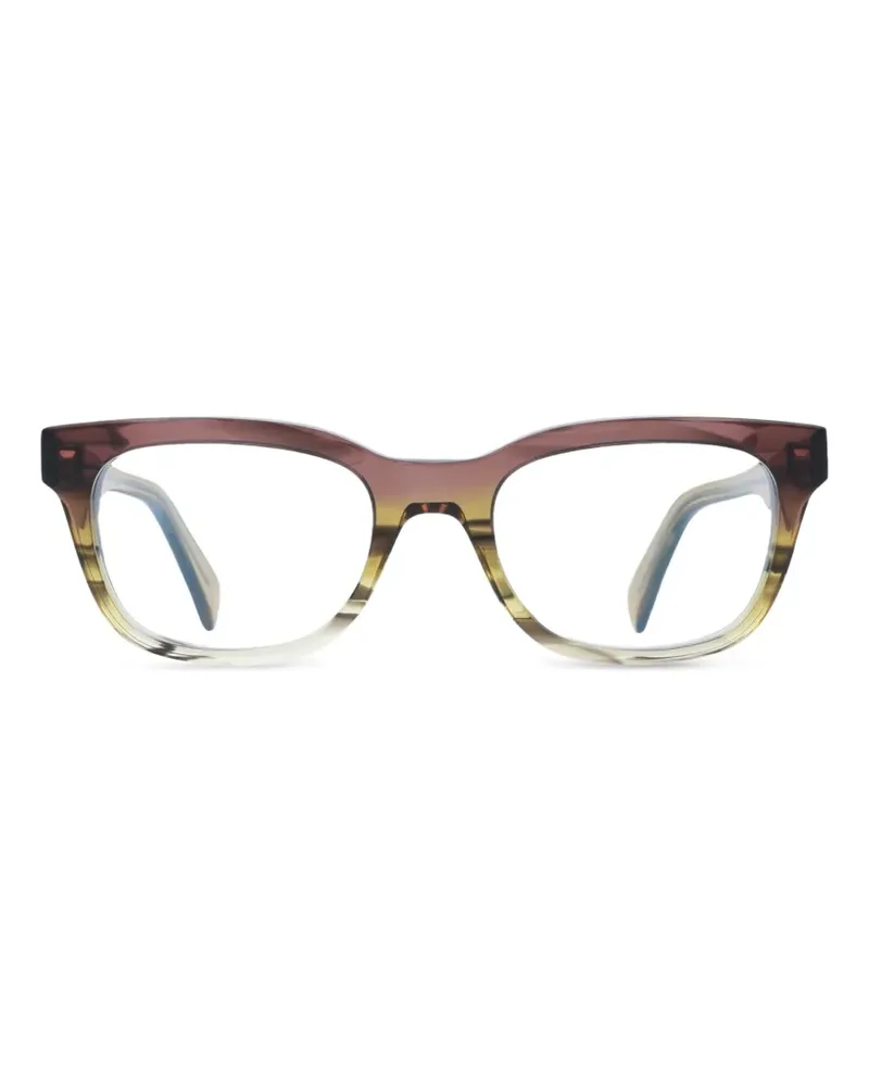 Paul Smith Brille mit eckigem Gestell - Braun Braun