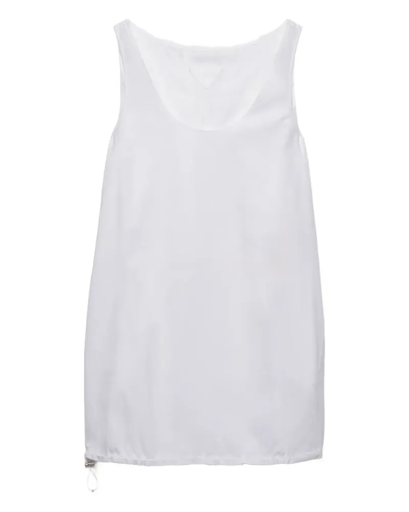 Prada Wendbares Re-Nylon Minikleid - Weiß Weiß