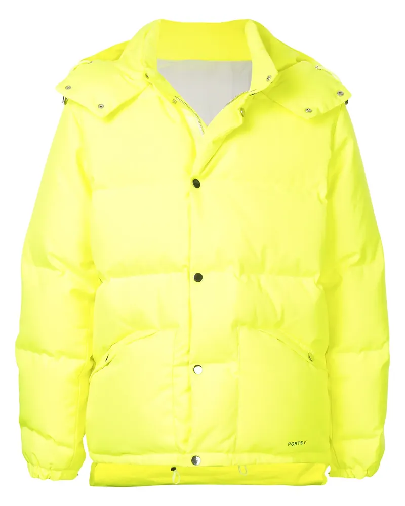 Ports V Gesteppte Jacke - Gelb Gelb