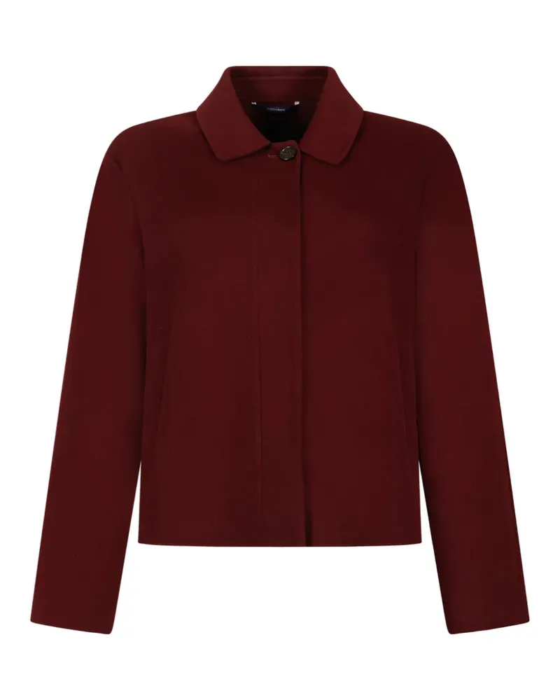 Max Mara Jacke mit Knopfverschluss - Rot Rot