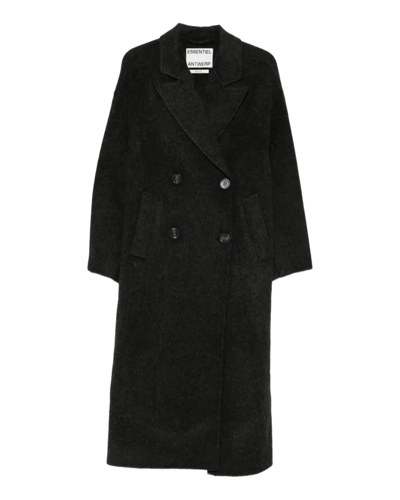 Essentiel Doppelreihiger Mantel im Oversized-Look - Grau Grau