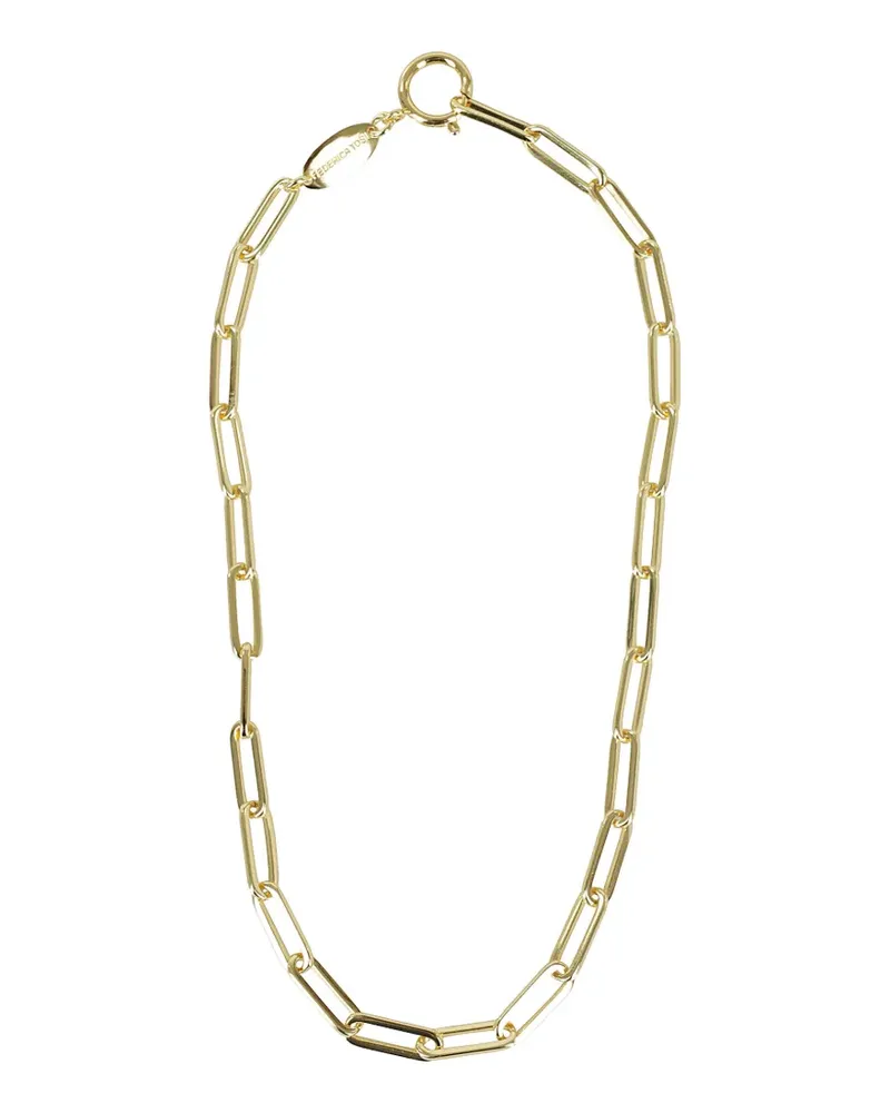 Federica Tosi square chain necklace - Gold Gold