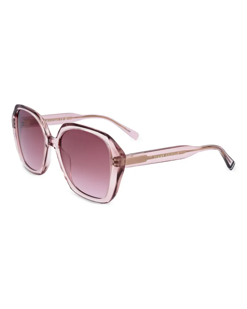 Tommy Hilfiger Sonnenbrille mit geometrischem Gestell - Rosa Rosa