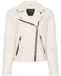 AllSaints Dalby Lederjacke Nude