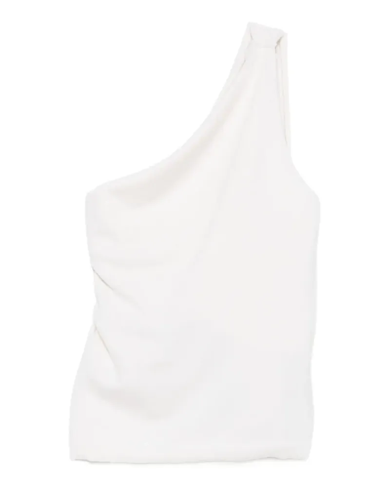 Róhe one-shoulder top - Nude Nude
