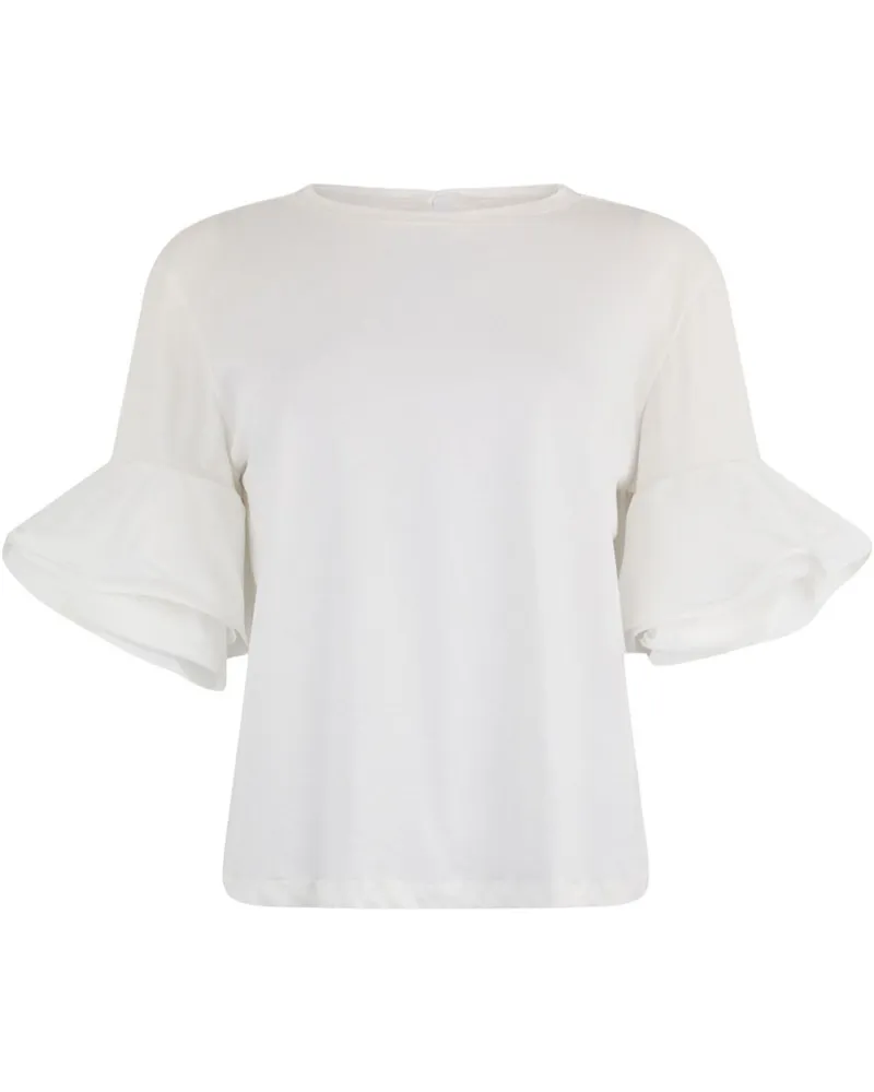 Liu Jo T-Shirt mit weiten Ärmeln - Weiß Weiß