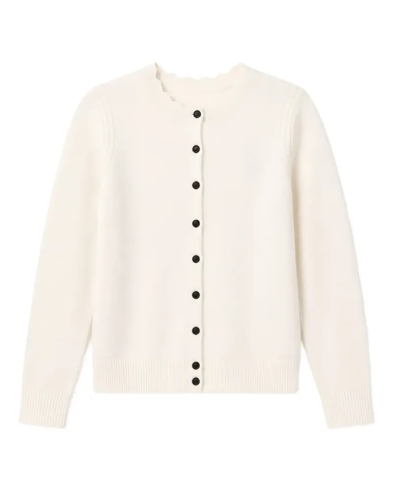 Isabel Marant Cardigan mit Knopfleiste und Wellensaum - Nude Nude