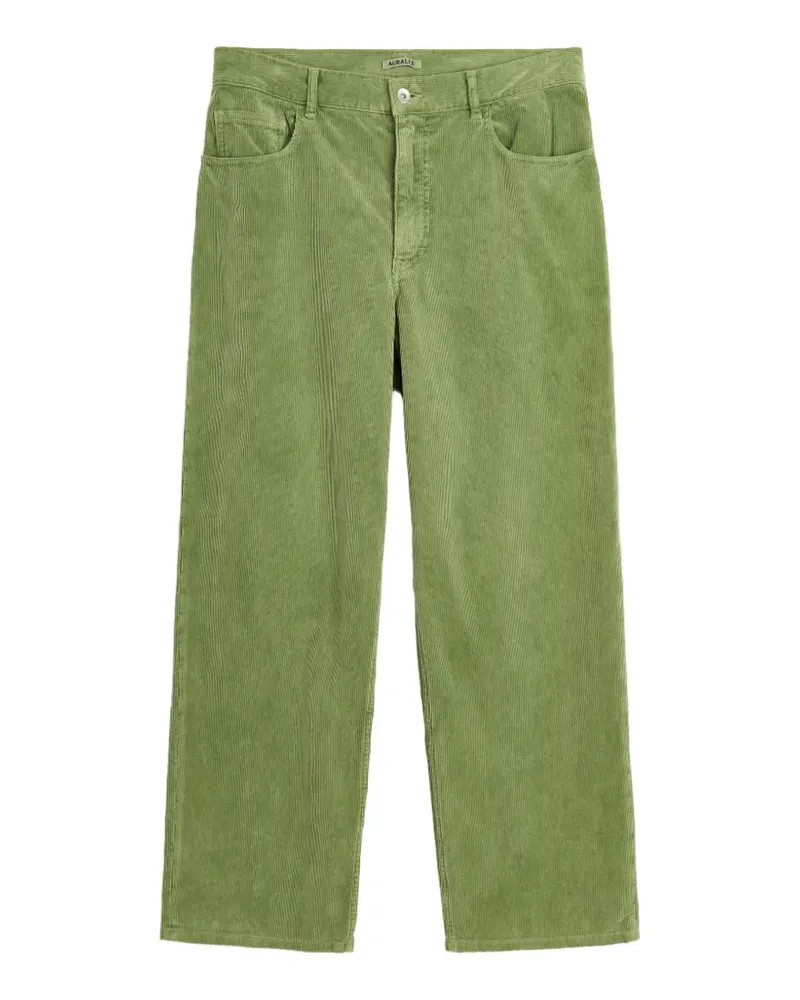 AURALEE corduroy trousers - Grün Grün