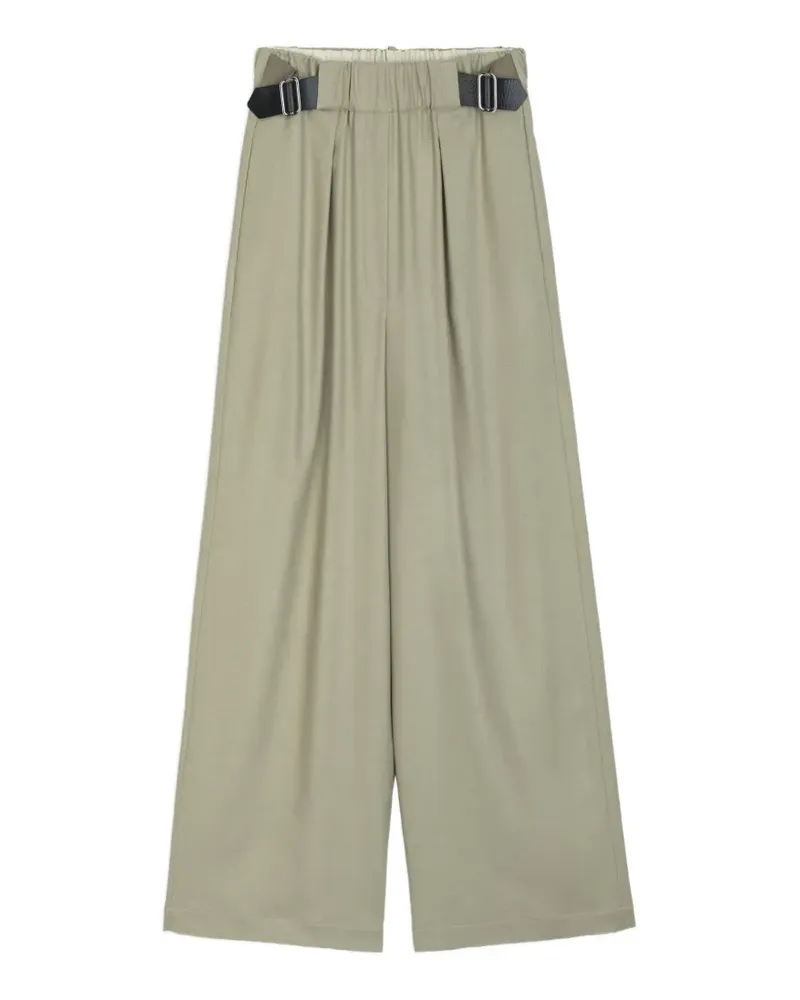ALYSI Bundfaltenhose mit Schnalle - Nude Nude
