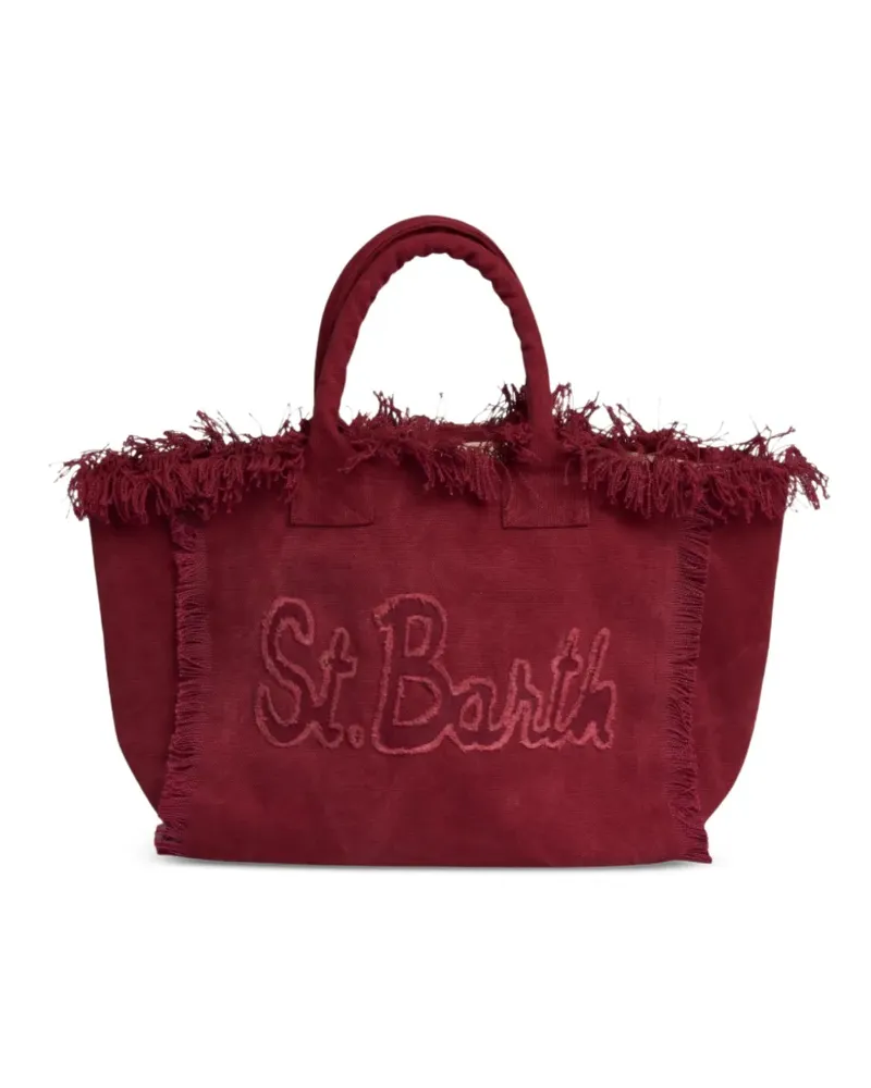 MC2 Saint Barth Vanity Tote Bag mit Fransen - Rot Rot