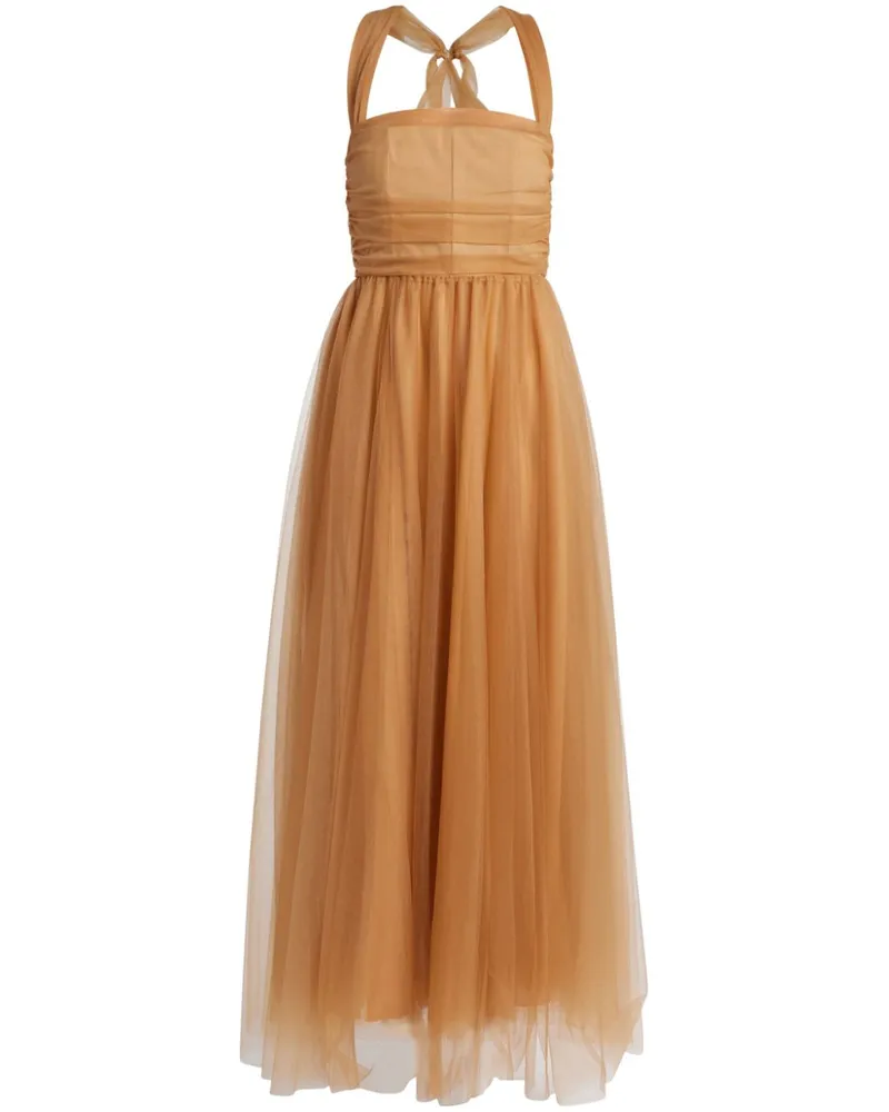 STAUD Antonia Maxikleid - Braun Braun