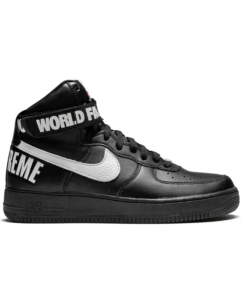 Nike x Supreme 'Air Force 1' High-Top-Sneakers - Schwarz Schwarz