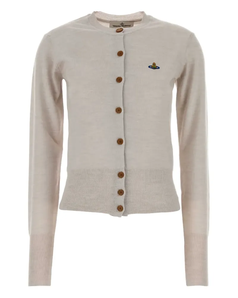 Vivienne Westwood Cardigan mit Orb-Verzierung - Grau Grau