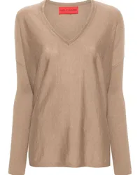 Wild Cashmere Fein gestrickter Pullover Nude