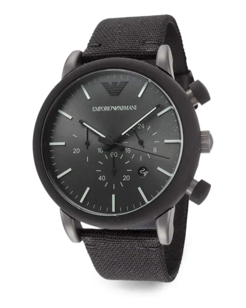 Emporio Armani Luigi Chronograph 46mm - Grau Grau