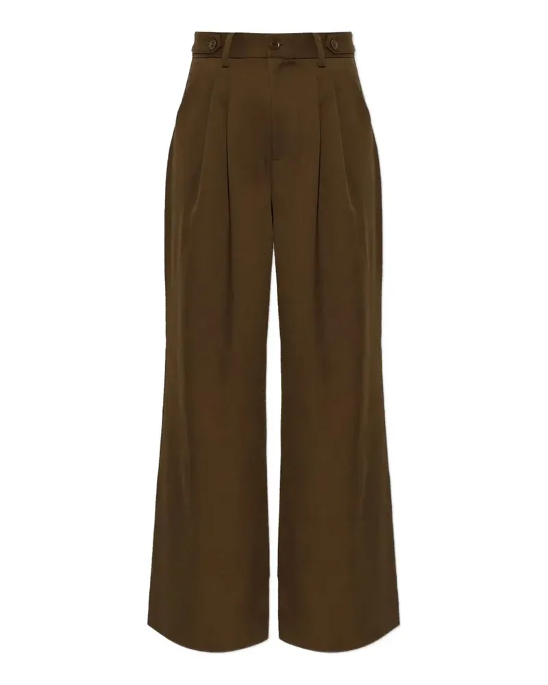 Gestuz Gzstacy pleated wide-leg trousers - Braun Braun