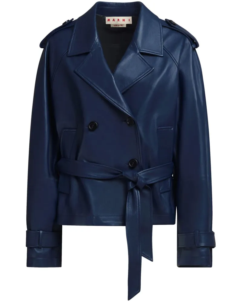 Marni Klassische Cabanjacke - Blau Blau