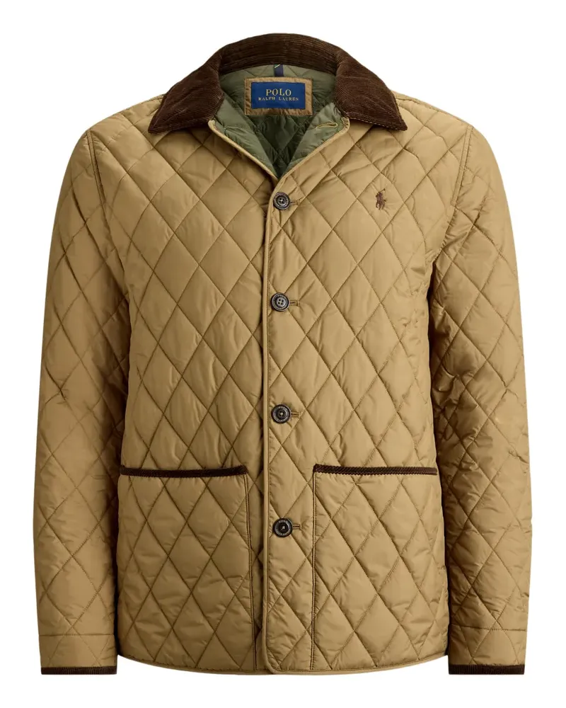 Ralph Lauren Steppjacke mit Cordkragen - Braun Braun