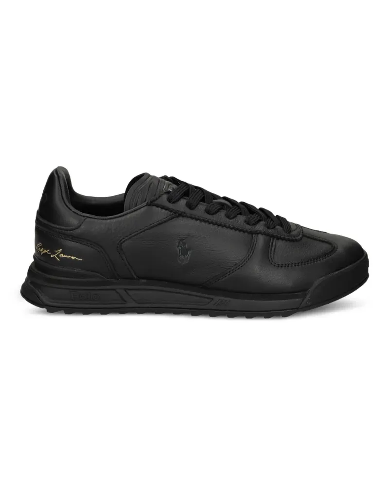 Ralph Lauren Sneakers mit Logo-Prägung - Schwarz Schwarz
