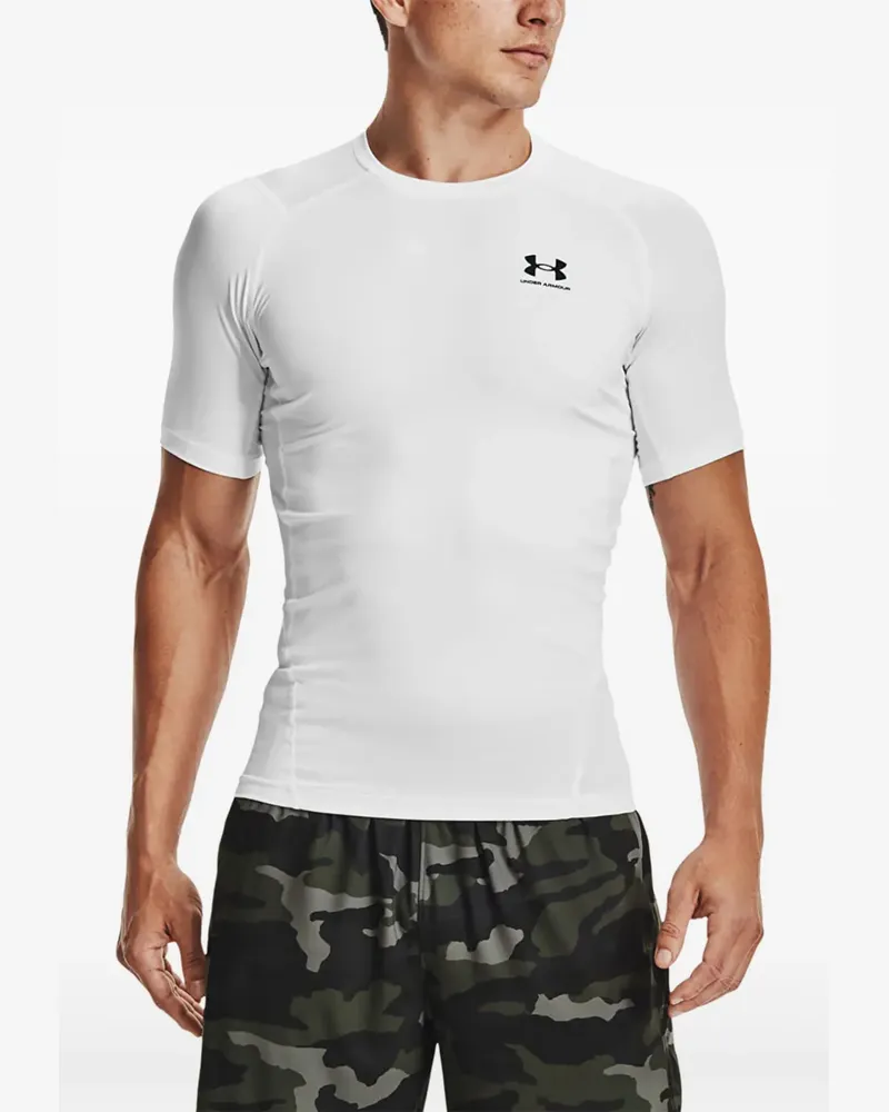 Under Armour Kurzärmeliges HeatGear® Kompressions-T-Shirt - Weiß Weiß
