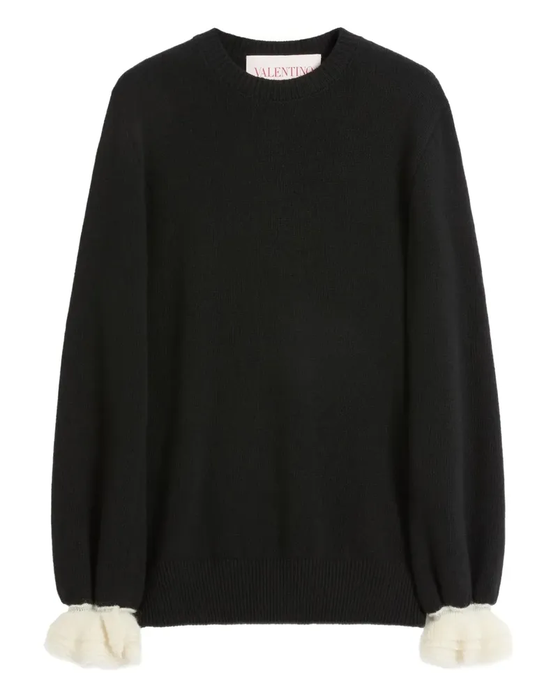Valentino Garavani Pullover aus Woll-Mohairgemisch - Schwarz Schwarz