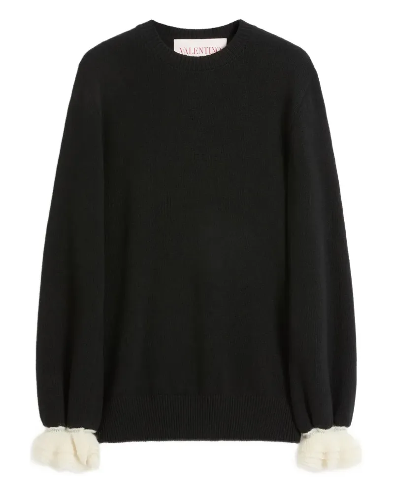 Valentino Garavani Pullover aus Woll-Mohairgemisch - Schwarz Schwarz