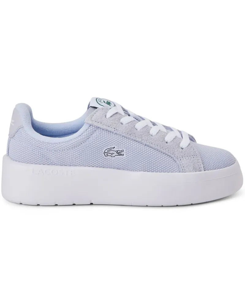 Lacoste Sneakers mit Logo-Stickerei - Blau Blau
