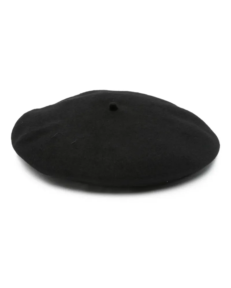 Emporio Armani Verzierte Baskenmütze - Schwarz Schwarz