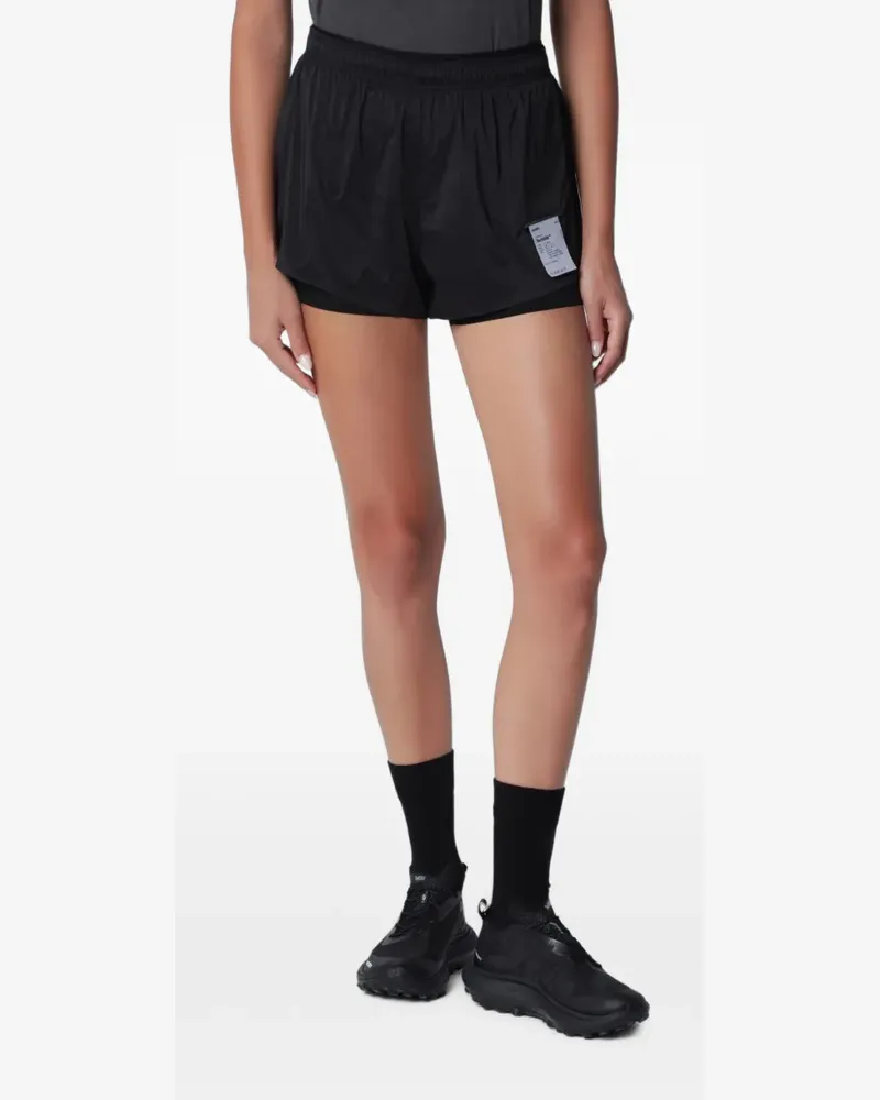 Satisfy TechSilk™ 3'' Shorts - Schwarz Schwarz