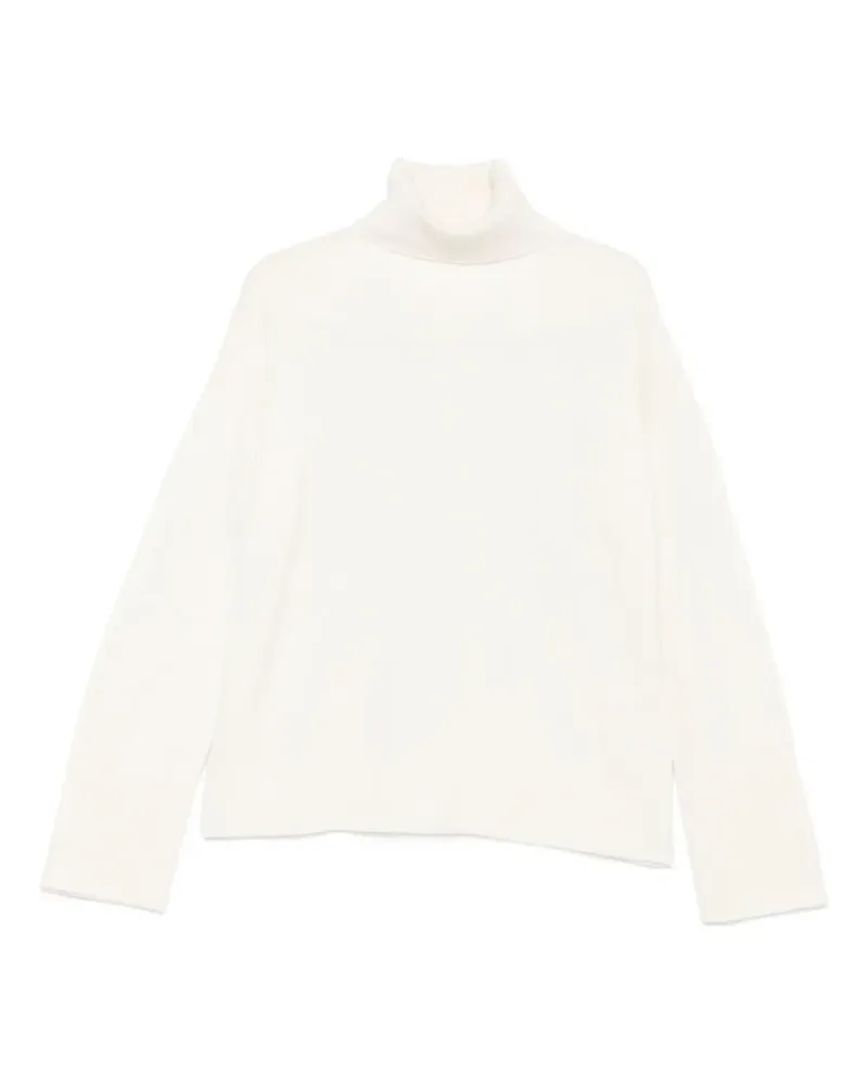 Majestic Pullover mit Rollkragen - Weiß Weiß