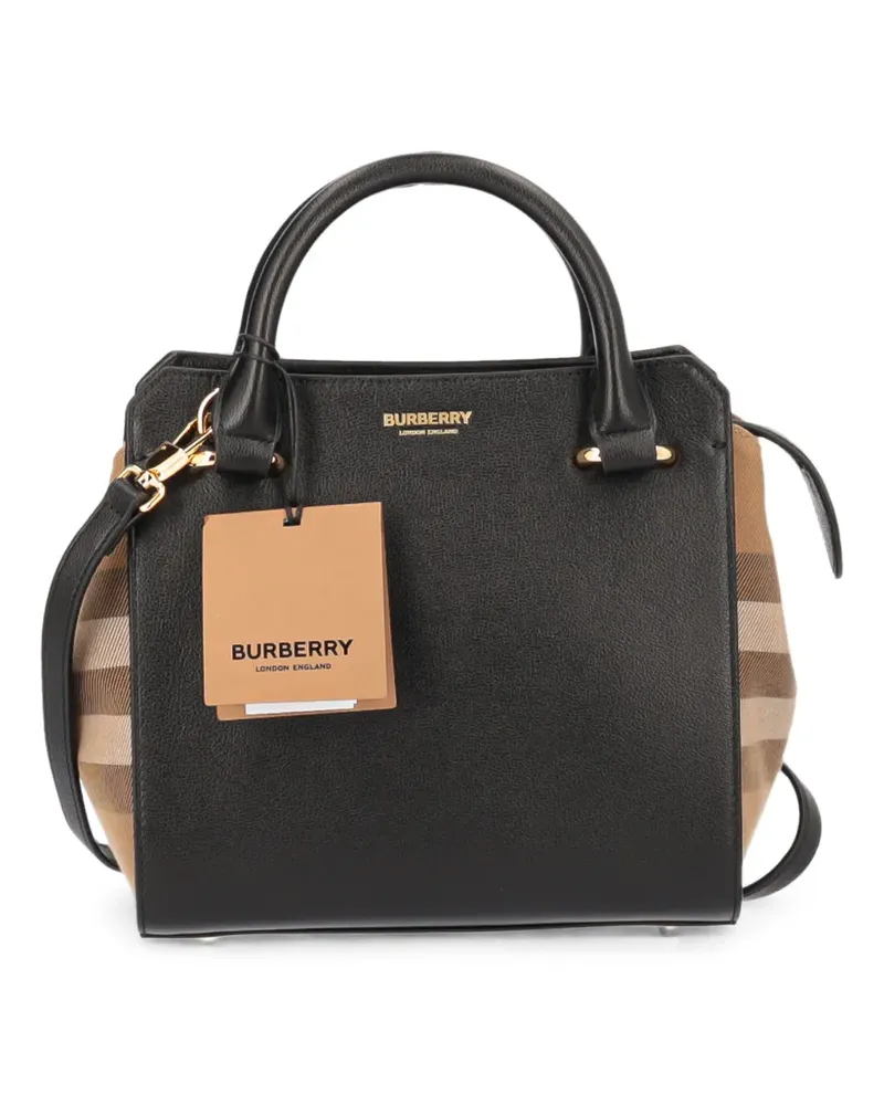 Burberry Mini Banwell Tote Bag - Schwarz Schwarz