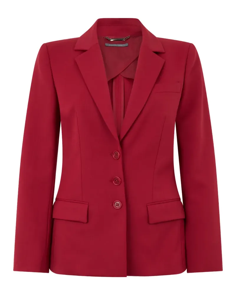 Alberta Ferretti Einreihiges Sakko - Rot Rot
