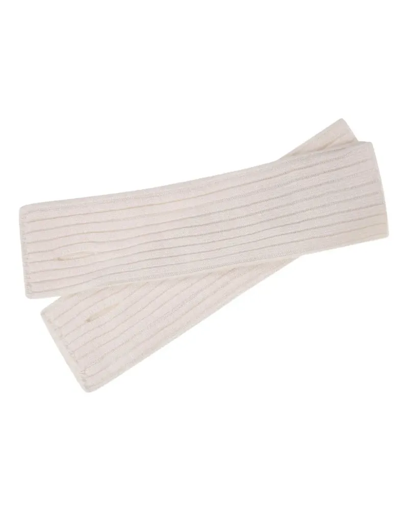 Zanone Gerippte Handschuhe - Nude Nude