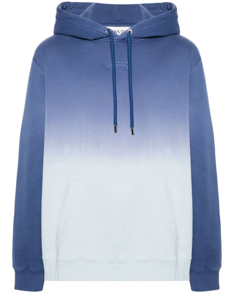 Lanvin Hoodie mit Farbverlauf-Optik Blau