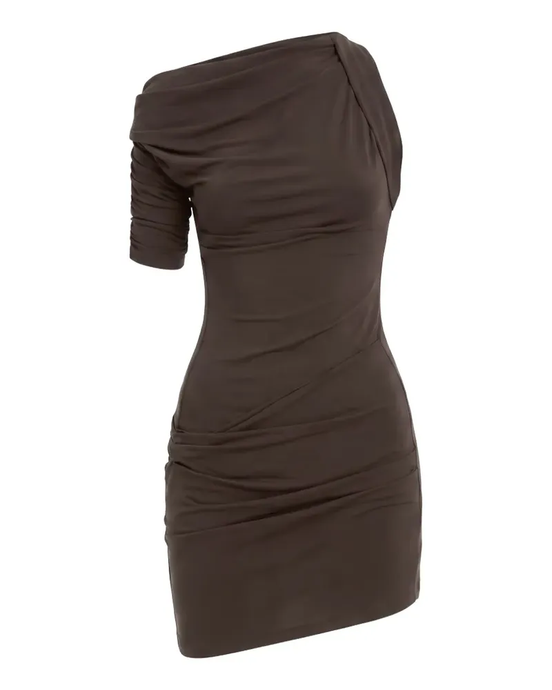 Jacquemus drapeado draped dress - Braun Braun