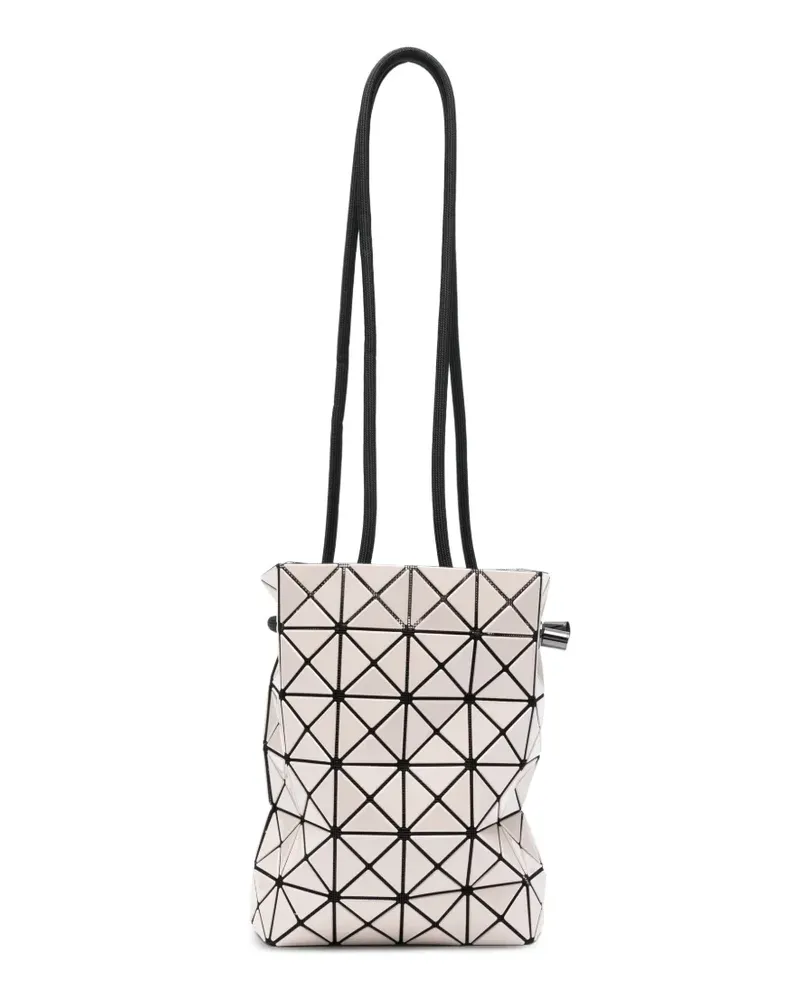 Issey Miyake Schultertasche mit geometrischen Einsätzen - Nude Nude