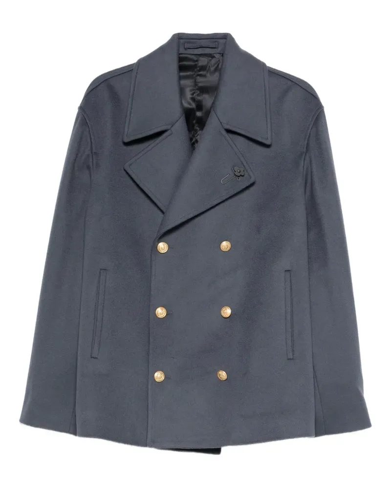 LARDINI double-breasted coat - Blau Blau