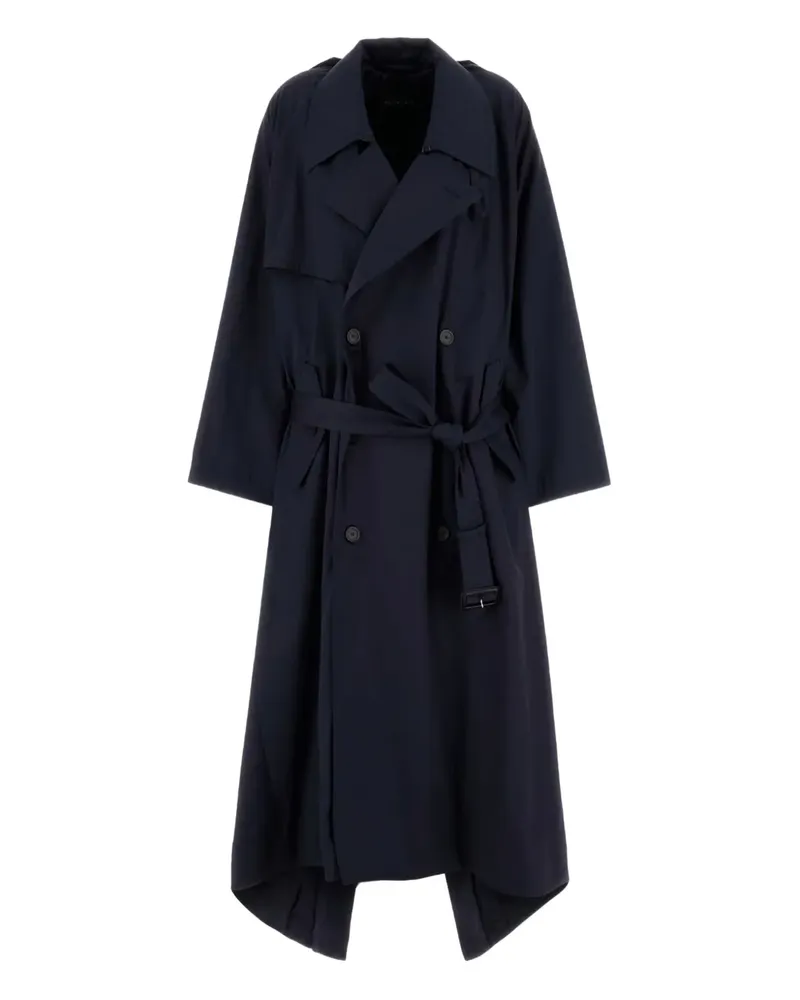Balenciaga Trenchcoat mit Gürtel - Schwarz Schwarz